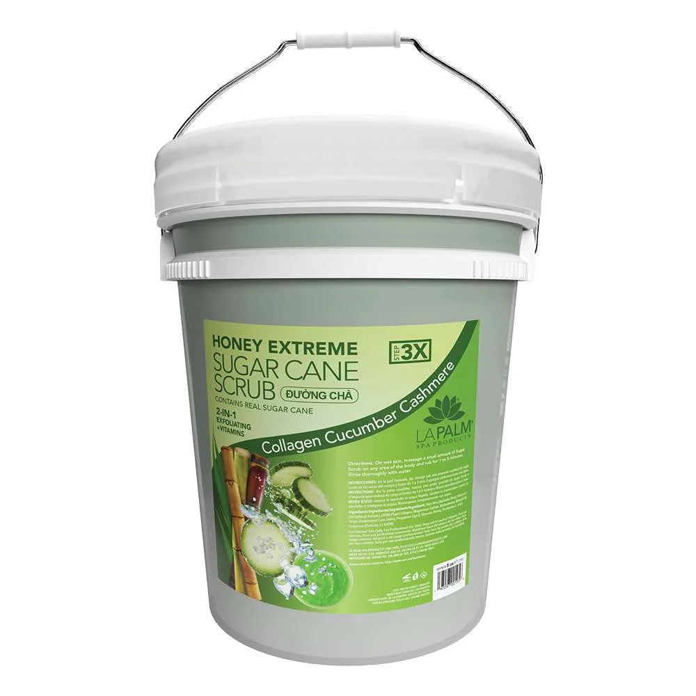 La Palm Honey Extreme Sugar Cane Scrub Cucumber Cashmere Bucket (5 gallon size)