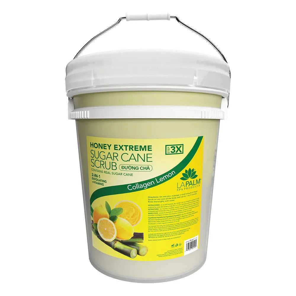 La Palm Honey Extreme Sugar Cane Scrub Lemon Bucket (5 gallon size)