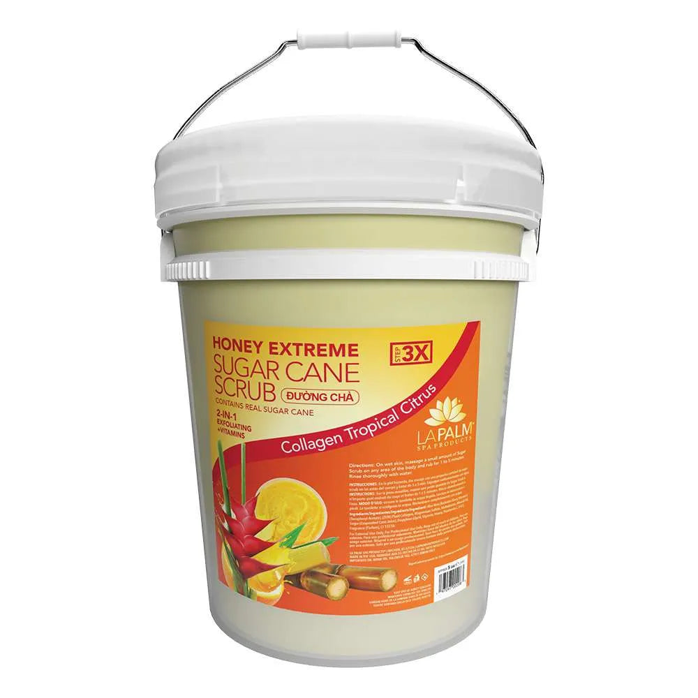 La Palm Honey Extreme Sugar Cane Scrub Tropical Citrus Bucket (5 gallon size)