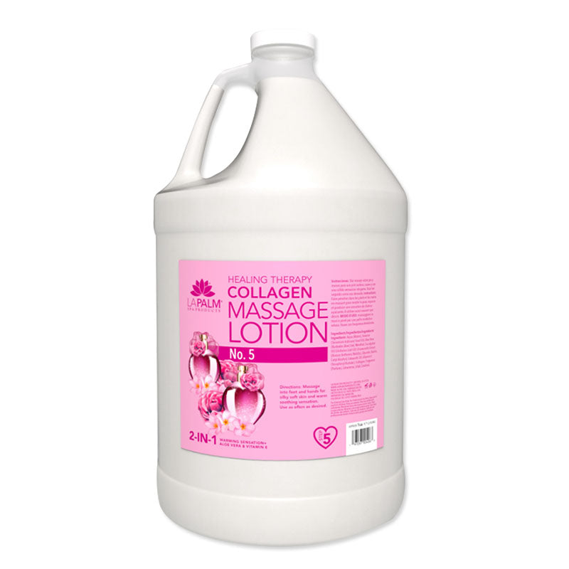 La Palm Healing Therapy Collagen Massage Lotion No.5 (1 Gallon)
