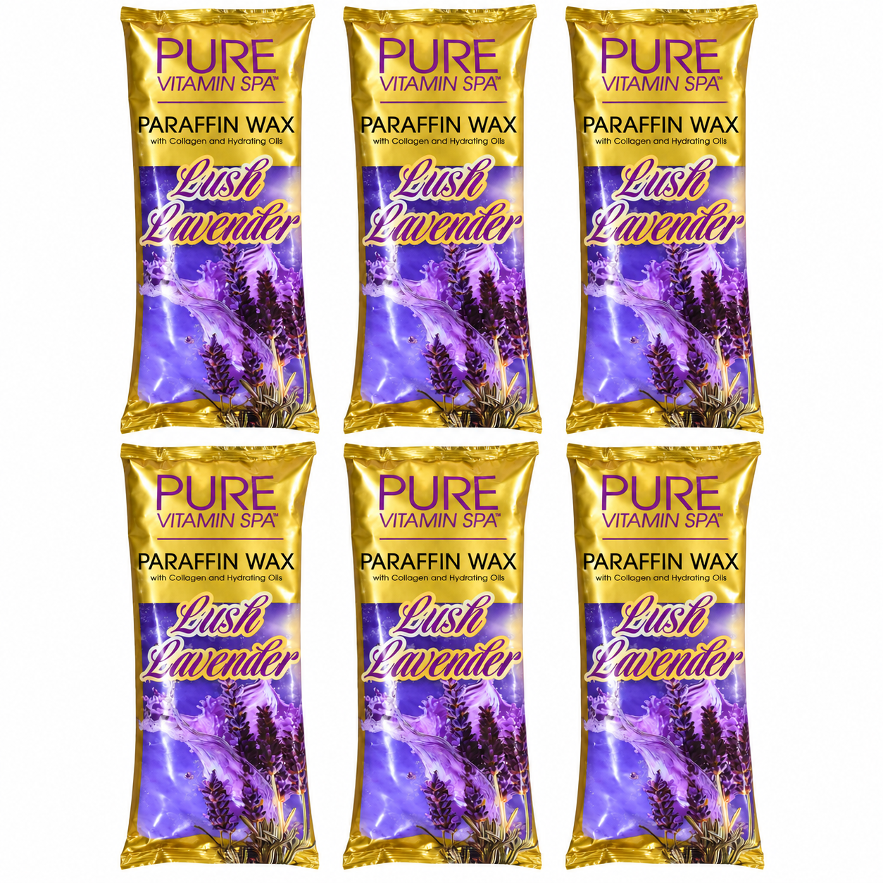 Pure Vitamin Spa Paraffin Wax - Lush Lavender
