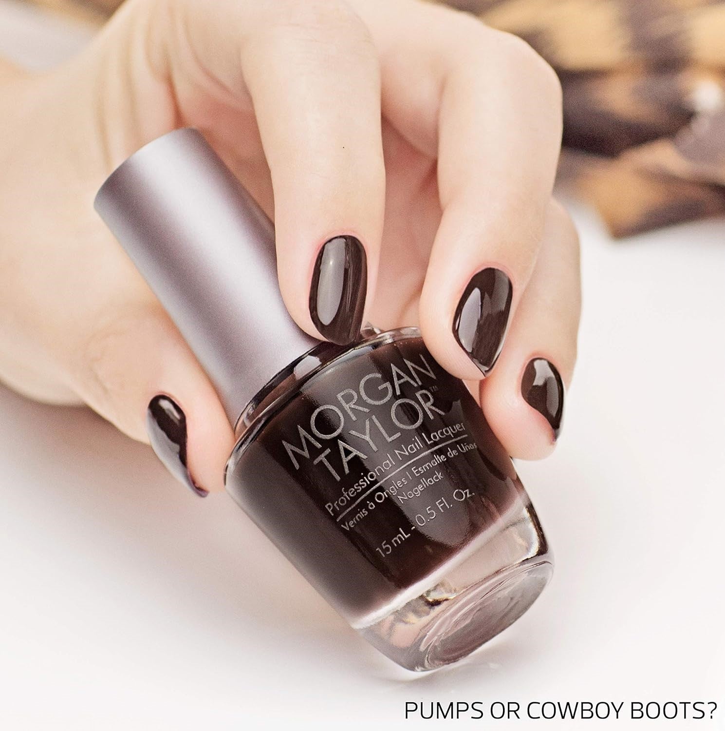 Morgan Taylor Nail Lacquer Pumps or cowboy Boots? 50183