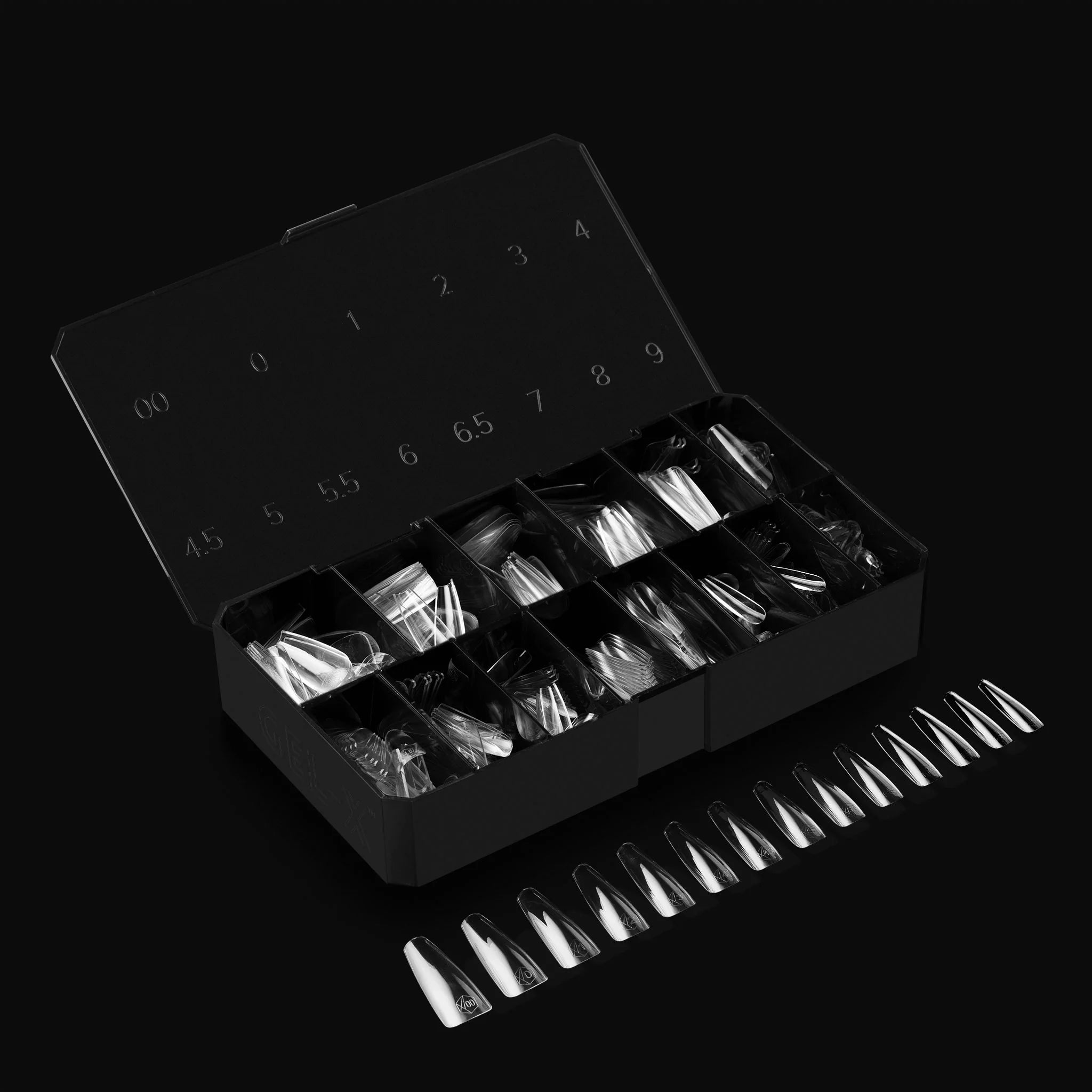 Aprés Gel-X Natural Soft Gel Tips 600pcs - Coffin Long