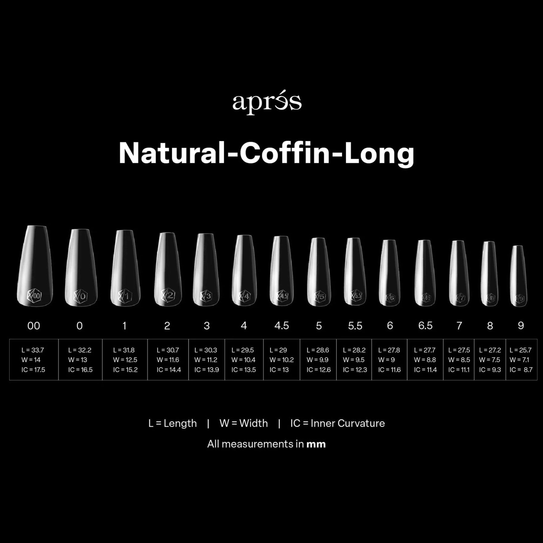 Aprés Gel-X Natural Soft Gel Tips 600pcs - Coffin Long