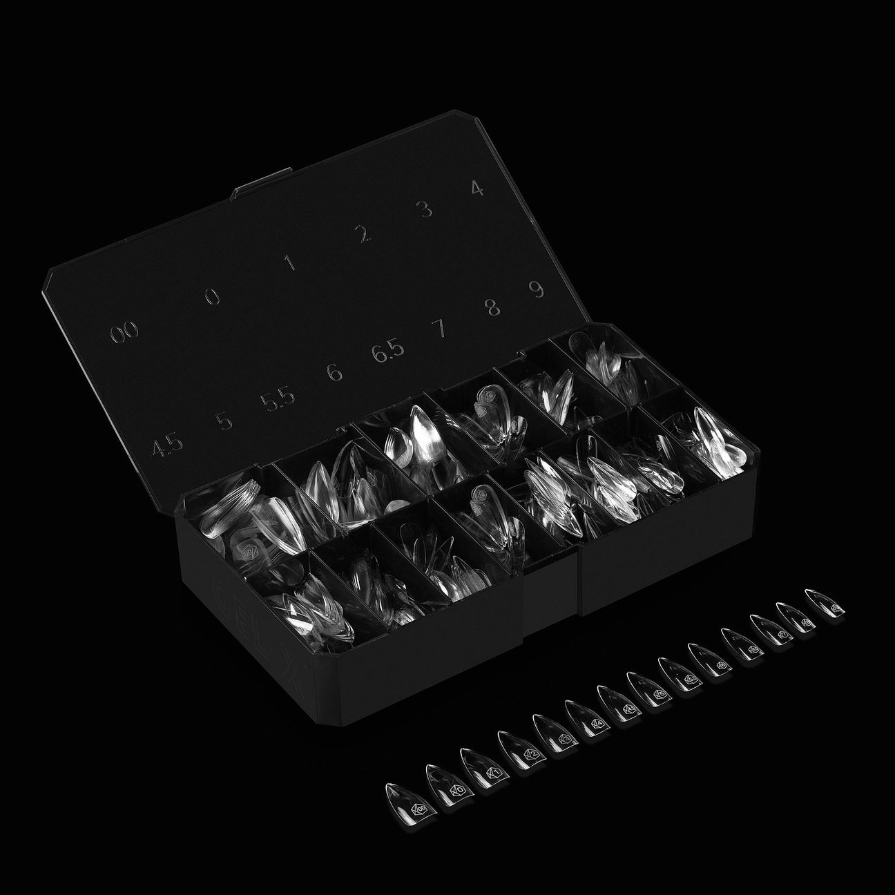 Aprés Gel-X Natural Soft Gel Tips 600pcs - Stiletto Medium