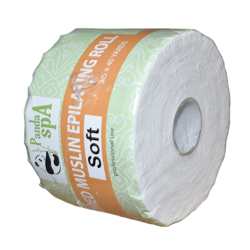 PandaSpa Muslin Epilating Waxing Roll Soft 3.5 x 40 yrd