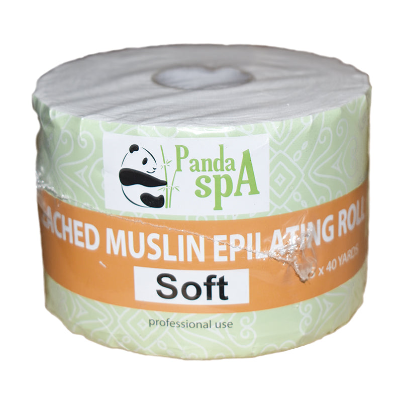 PandaSpa Muslin Epilating Waxing Roll Soft 3.5 x 40 yrd