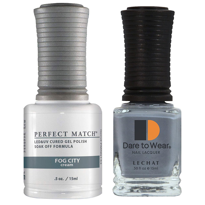 LeChat Perfect Match Soak Off Gel Polish PMS143 Fog City