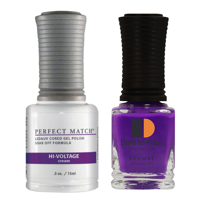LeChat Perfect Match Soak Off Gel Polish PMS204 Hi Voltage