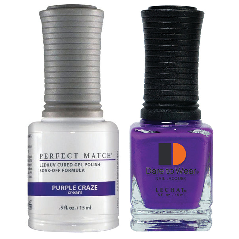 LeChat Perfect Match Soak Off Gel Polish PMS277 Purple Craze