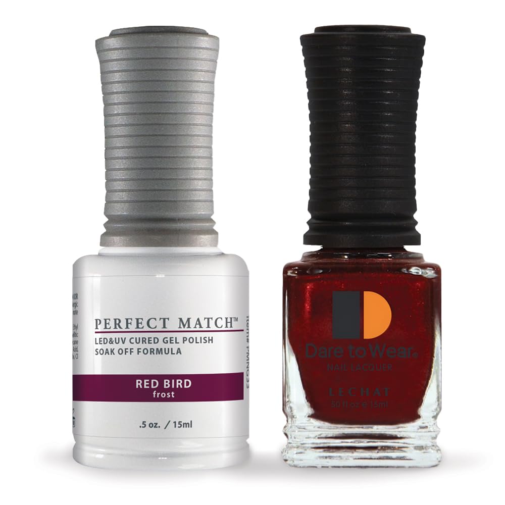 LeChat Perfect Match Soak Off Gel Polish PMS33 Red Bird