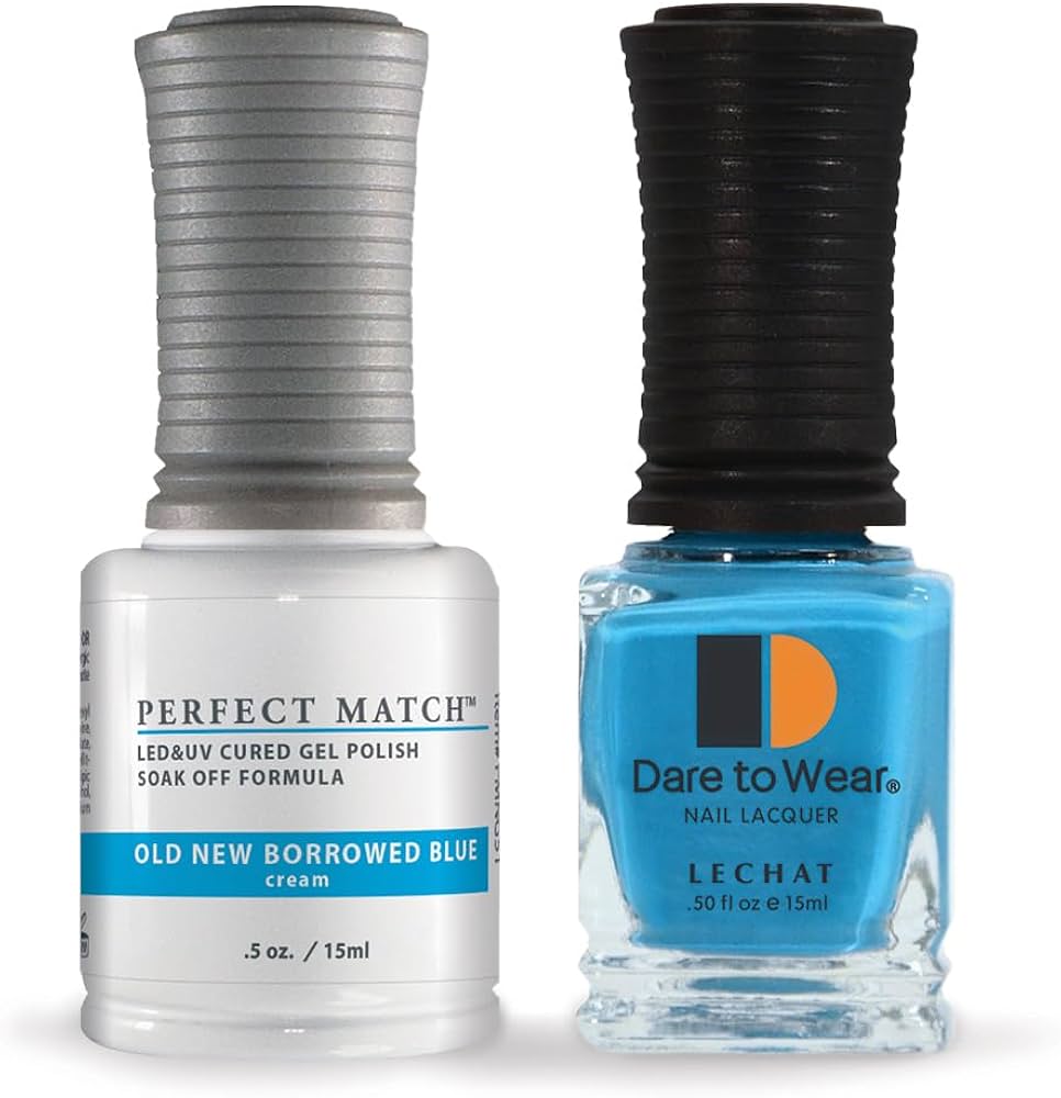 LeChat Perfect Match Soak Off Gel Polish PMS51 Old New Borrowed Blue