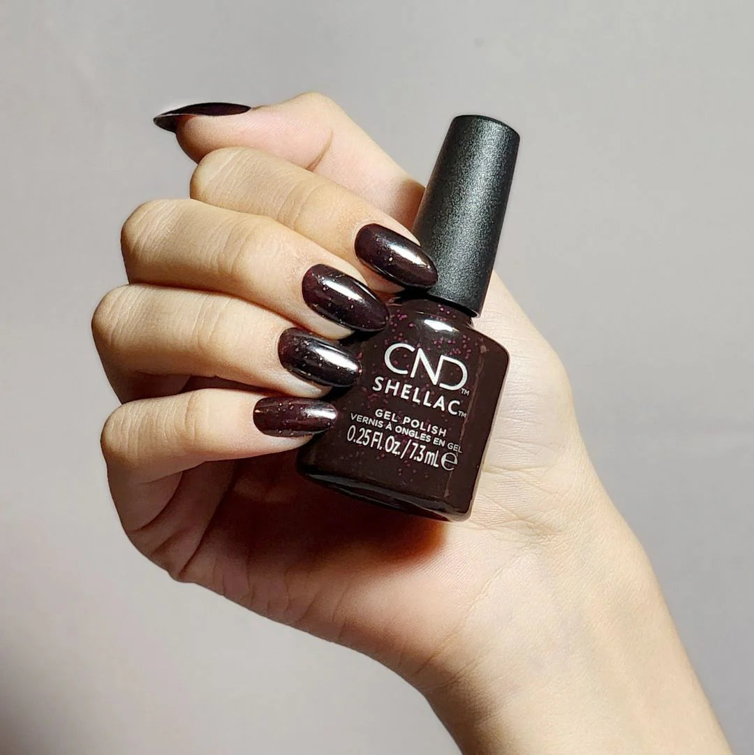 CLEARANCE SALE - CND Shellac Gel Polish Poison Plum 0.25oz