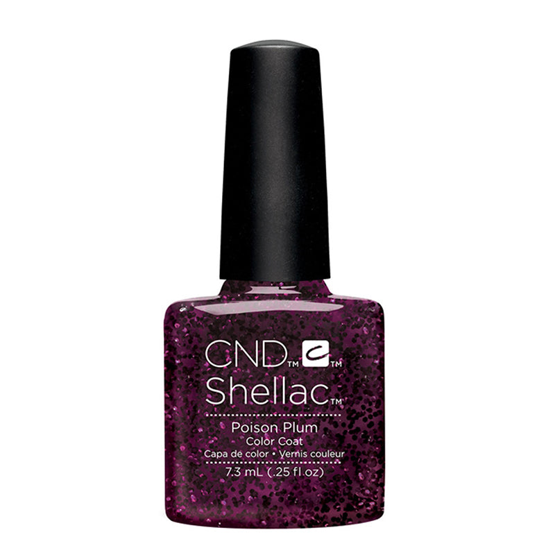 CLEARANCE SALE - CND Shellac Gel Polish Poison Plum 0.25oz