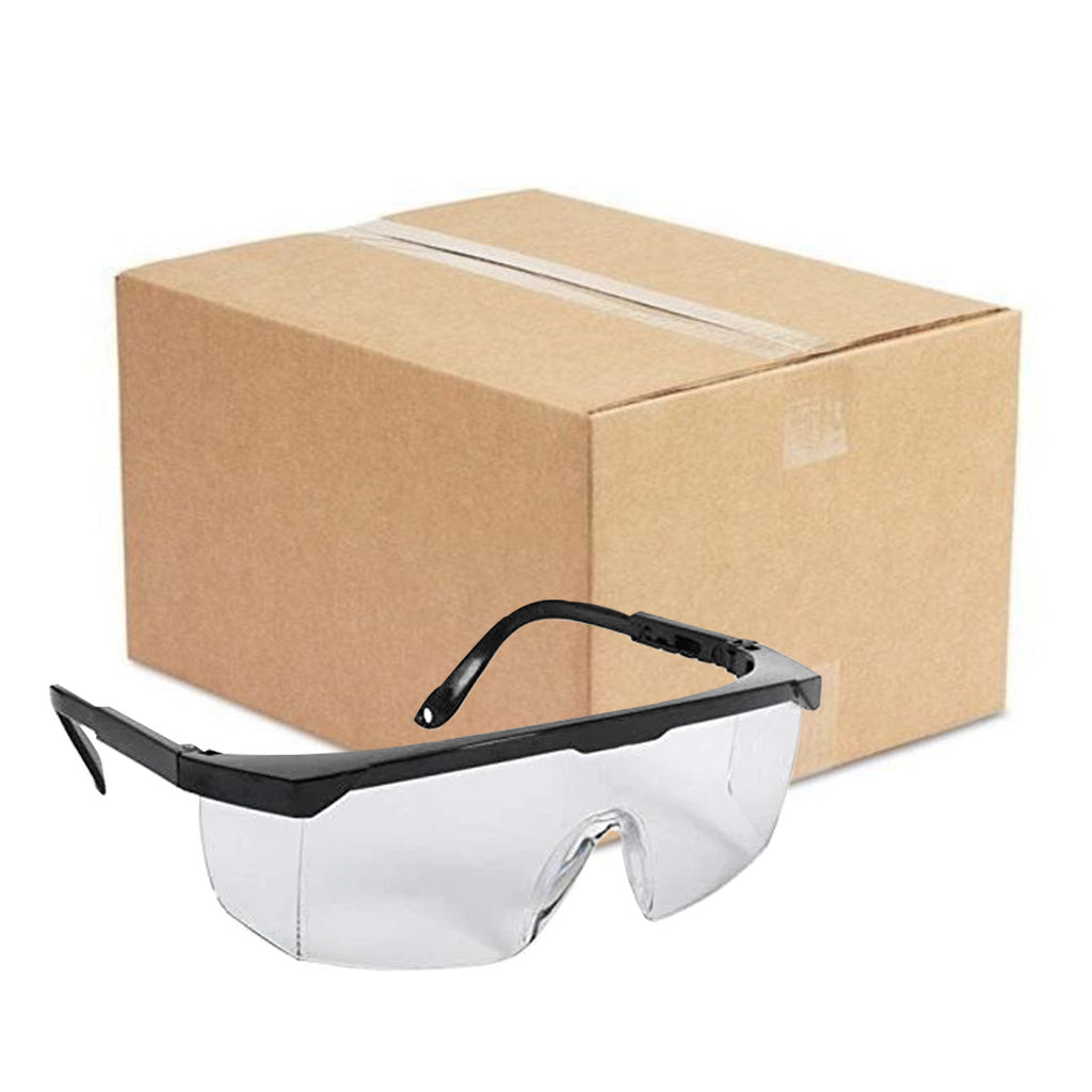 Safety Glasses Clear Lens - Protective Goggles for Eye Protection (BULK DISCOUNT)