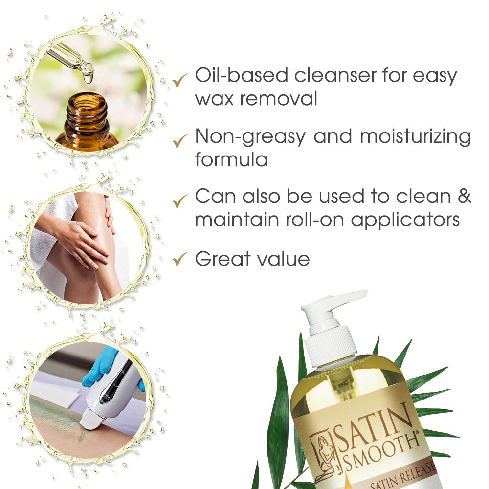 Satin Smooth Release Wax Residue Remover Oil 16oz