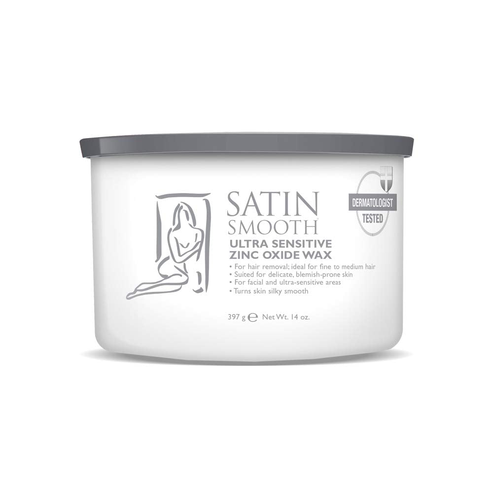 Satin Smooth Ultra Sensitive Zinc Oxide Wax 14 oz