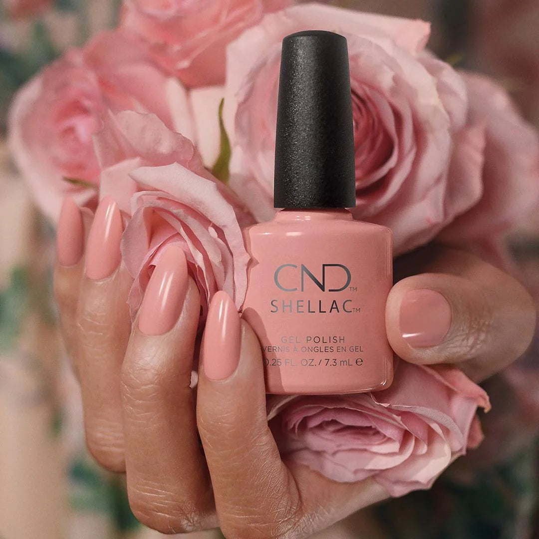 CLEARANCE SALE - CND Shellac Gel Polish Soft Peony 0.25 oz