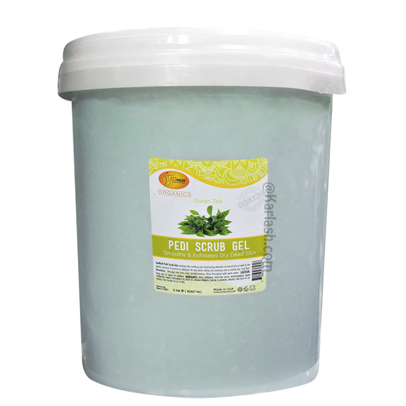 SPA REDI Pedi Scrub Gel Green Tea Bucket (5 gallon size)