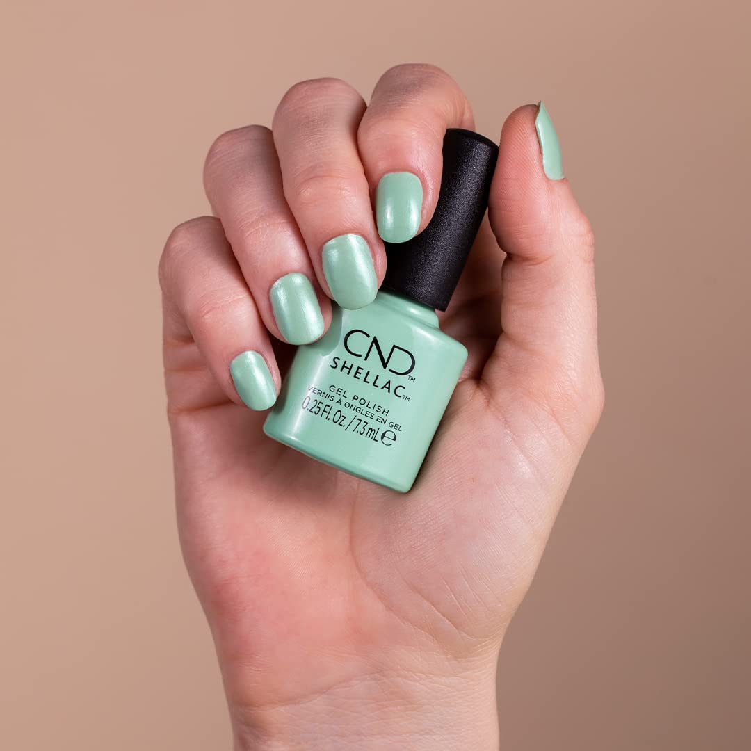 CLEARANCE SALE - CND Shellac Gel Polish Mint & Meditation 0.25 oz