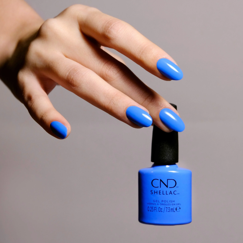 CND Shellac Gel Polish Motley Blue 0.25 oz