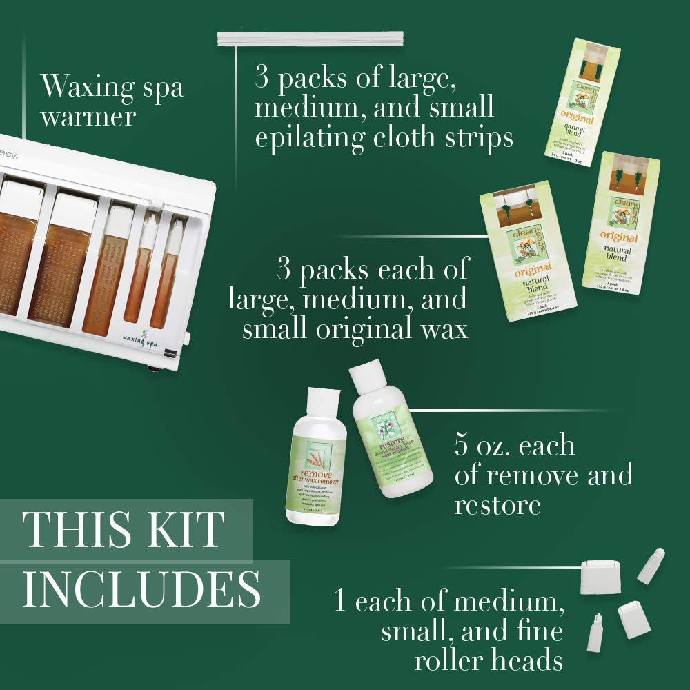 Clean and Easy Waxing Spa Basic Kit