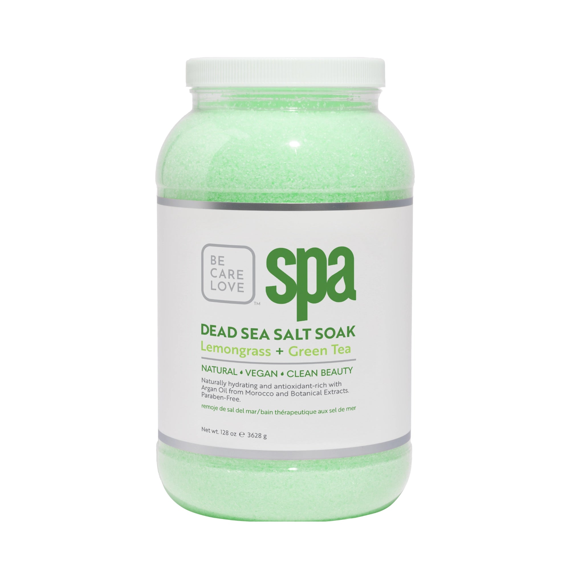 BCL SPA Lemongrass Green Tea Sea Salt 128 oz