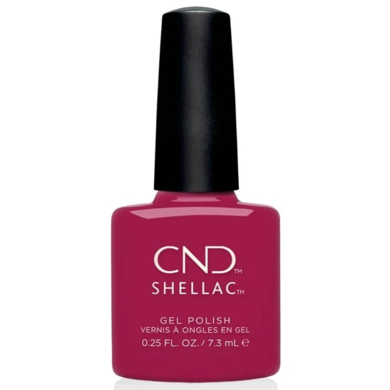 CLEARANCE SALE - CND Shellac Gel Polish How Merlot 0.25 oz
