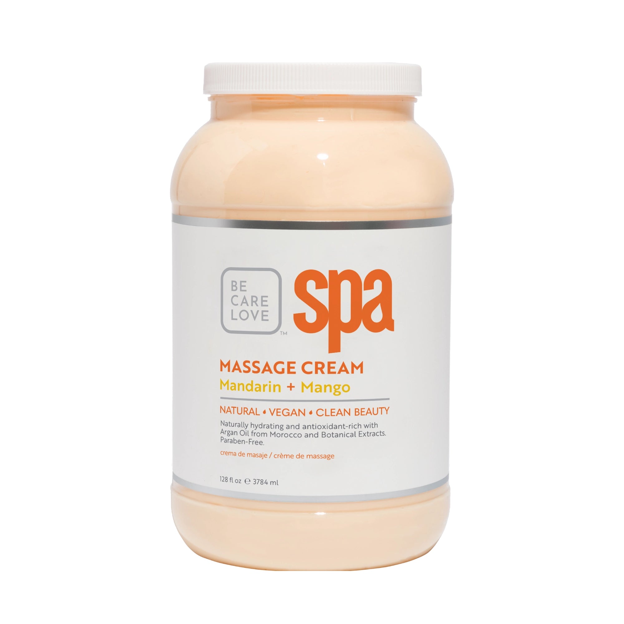 BCL SPA Mandarin Mango Massage Cream 128 oz