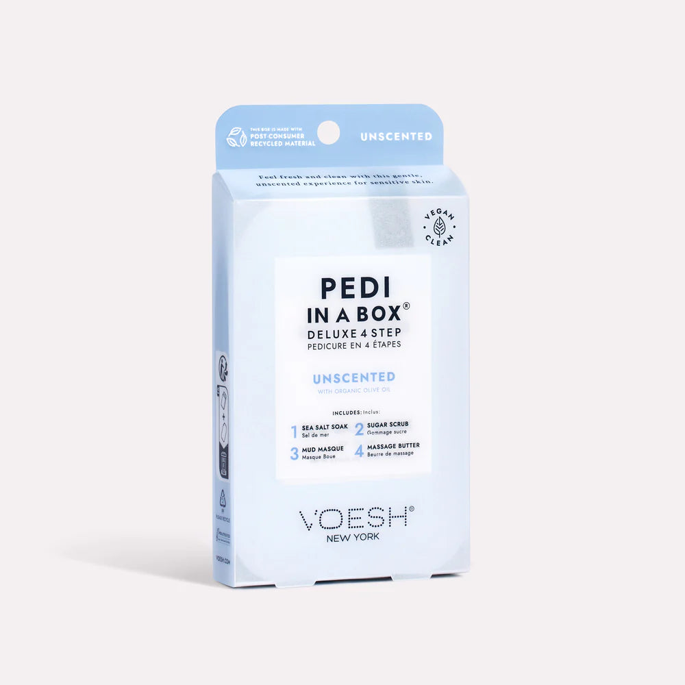 Voesh Pedi In a Box Deluxe 4 Step Pedicure kit Unscented