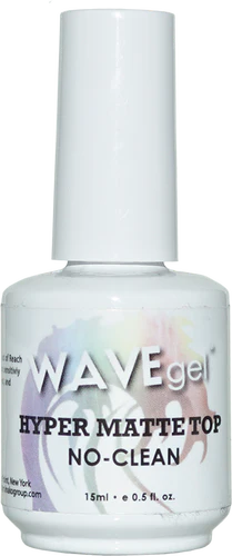 Wave Gel Top Coat Hyper Matte Non Clean 0.5 oz