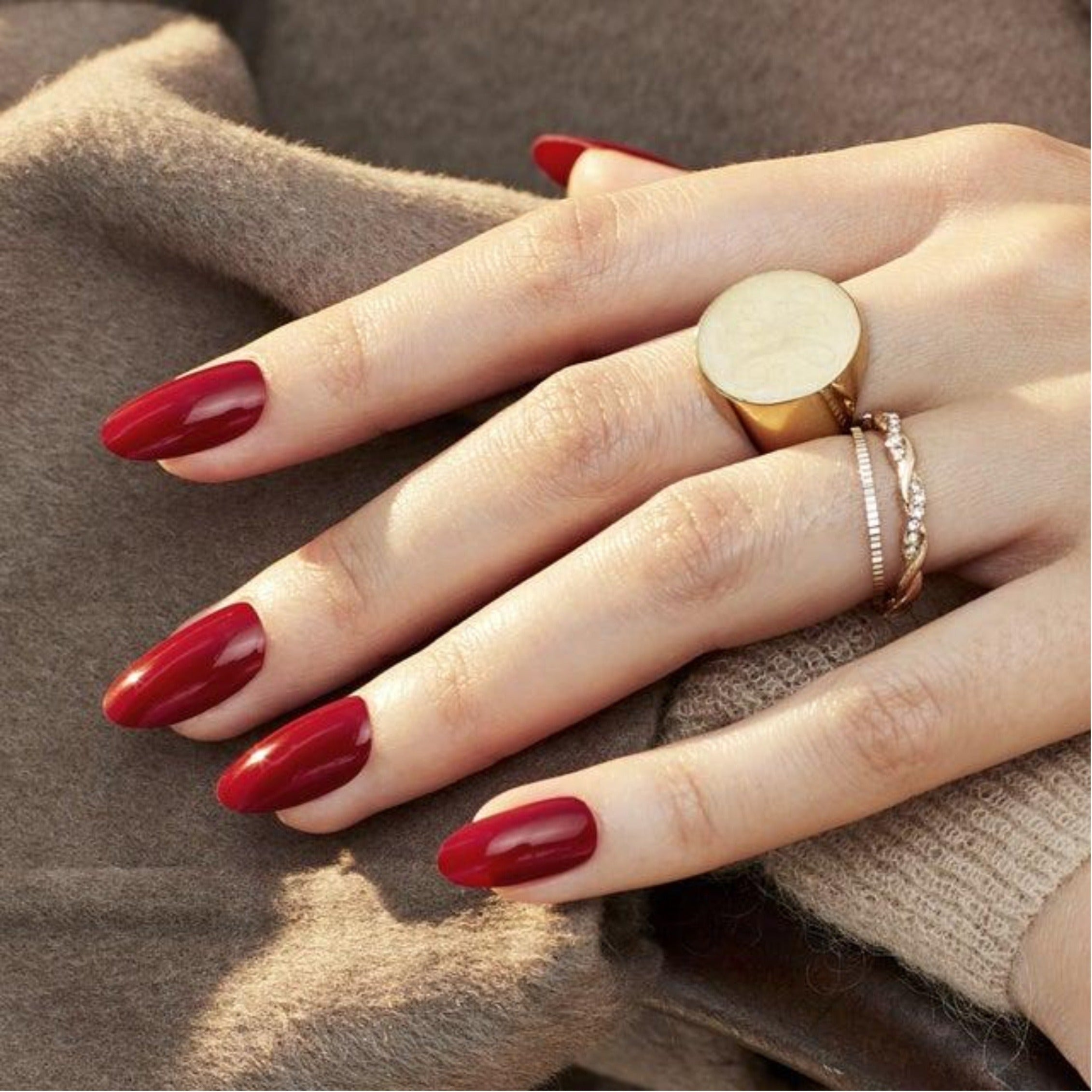 CND Shellac Books & Beaujolais color swatch