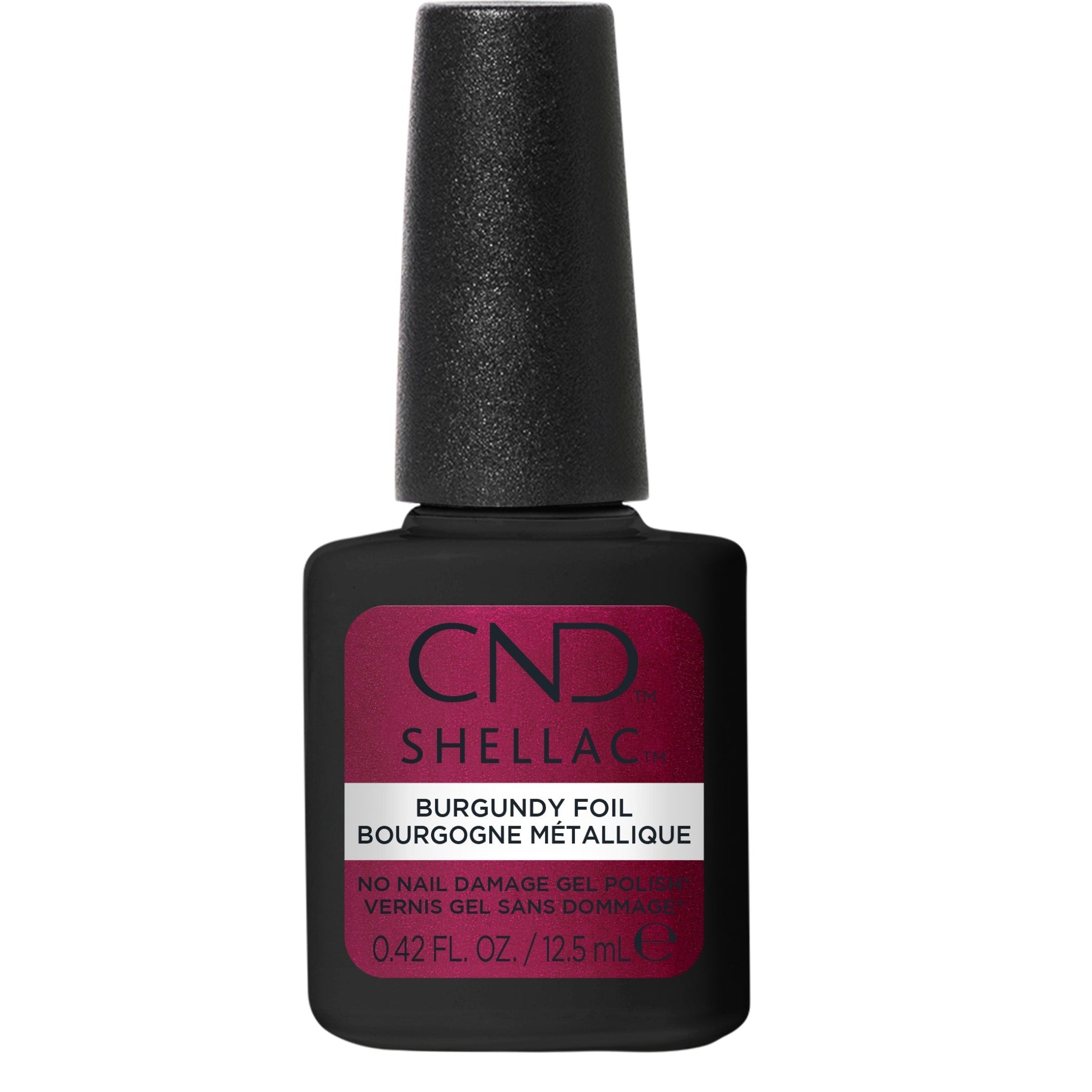 CND Shellac Gel Polish Burgundy Foil 0.42 oz