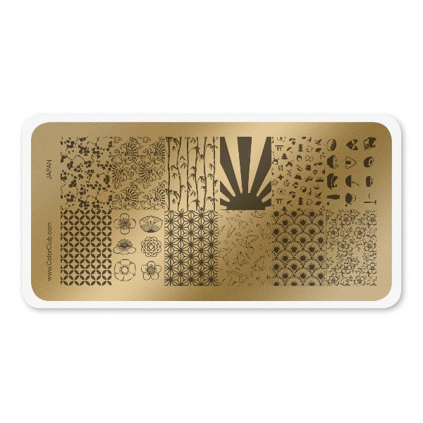 Color Club Nail Art Stamping Plate - Japan