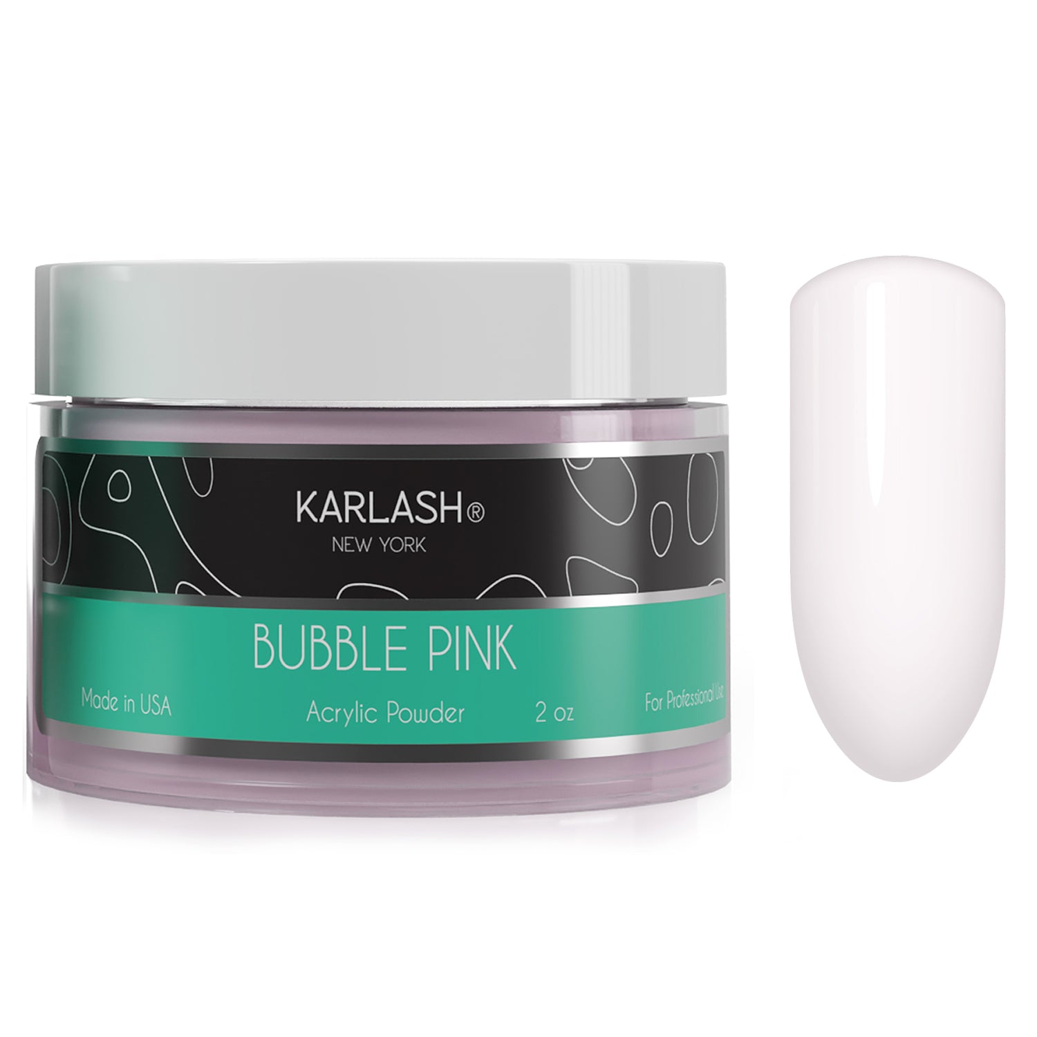 Karlash Professional Acrylic Powder Bubble Pink 2 oz