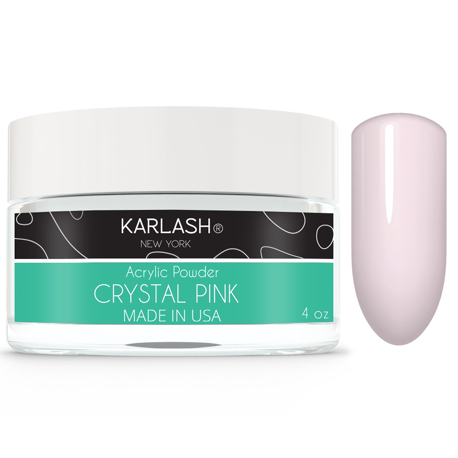 Karlash Professional Acrylic Powder Nails Crystal Pink 2 oz