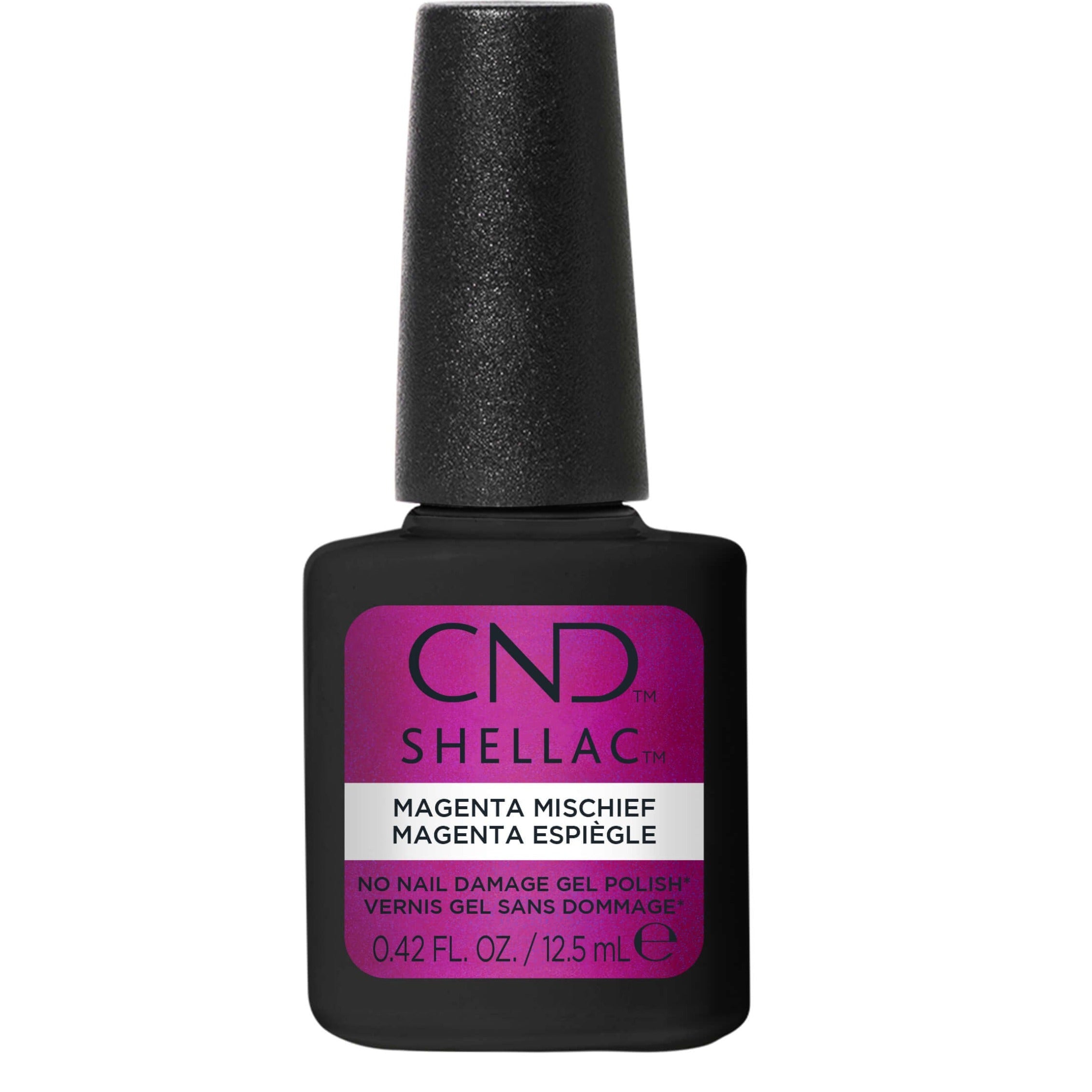 CND Shellac Magenta Mischief 0.42oz Gel Polish