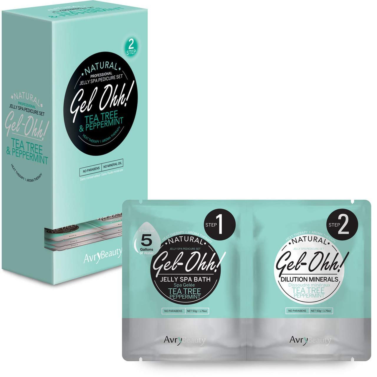 Avry Gel-Ohh Jelly Spa Bath Pedicure Footbath 1 box/30 packs