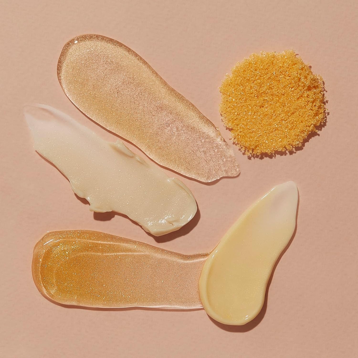 VOESH Pedi in a Box Glimmer 5 STEP Pedicure Golden Vanilla + Unicorn Peach