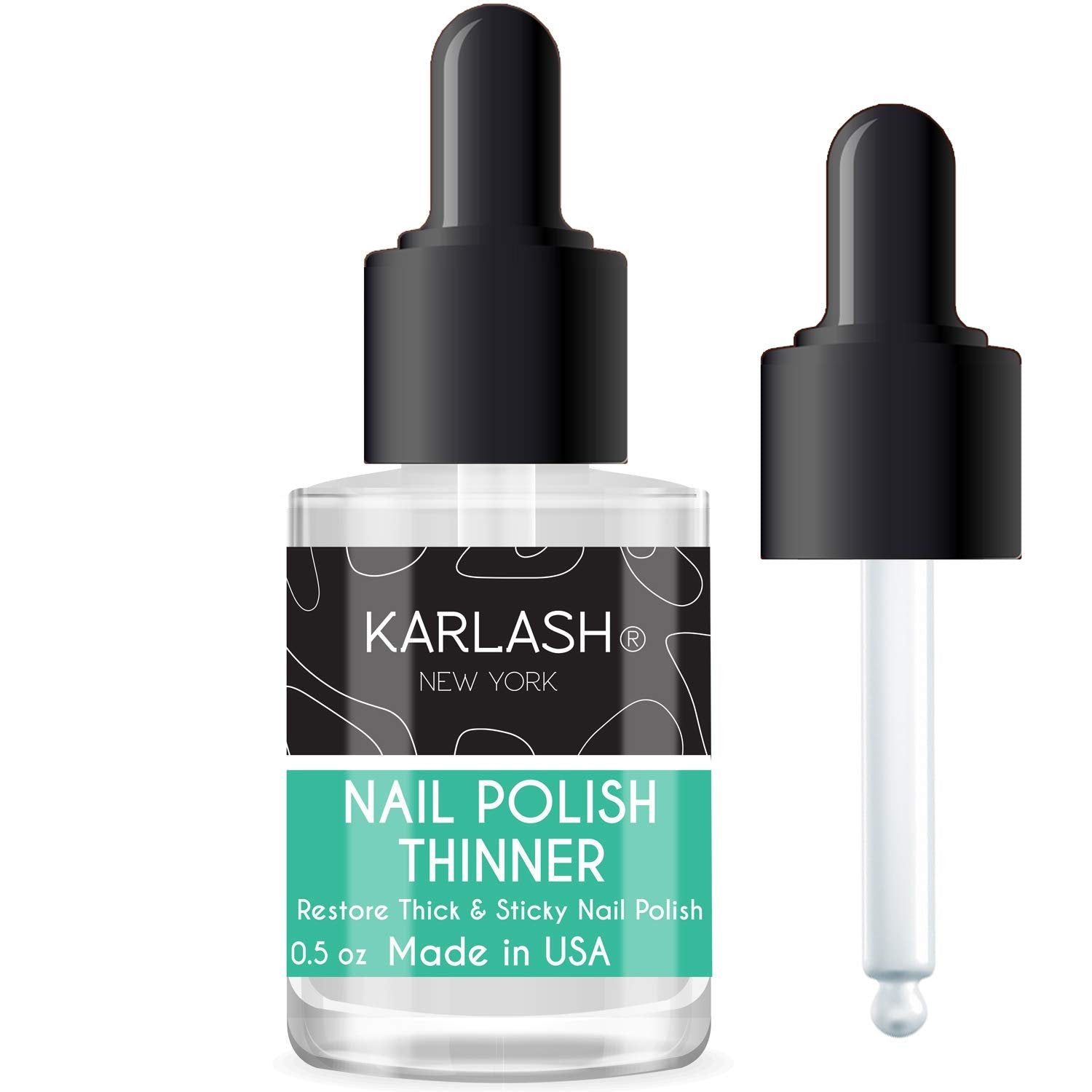 Karlash Professional Nail Polish Thinner - Restore thick and sticky nail polish