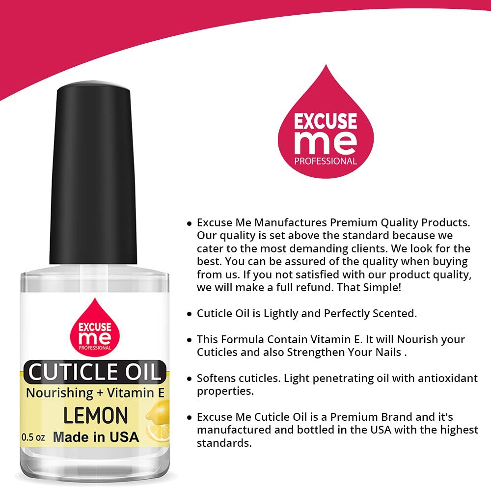 EXCUSE ME Professional Cuticle Oil Nourishing 0.5 oz