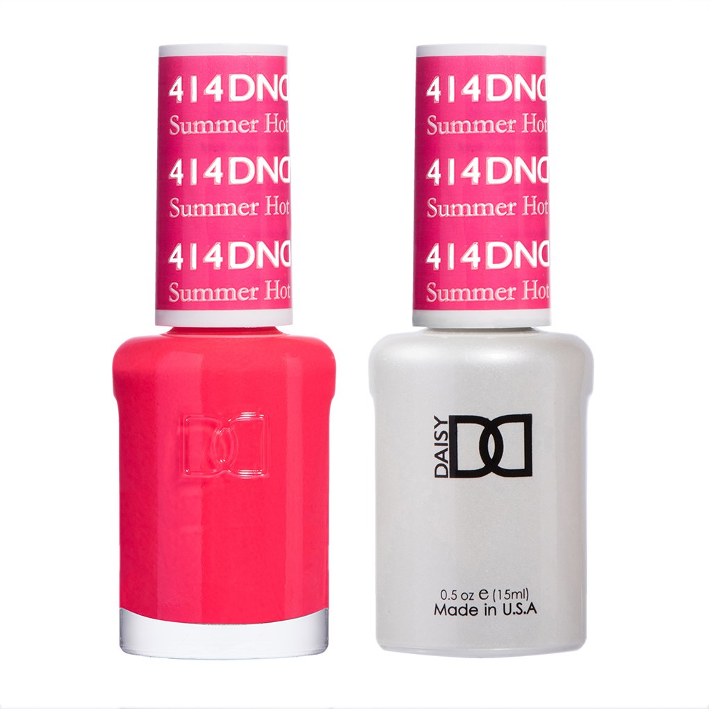 DND Matching Polish Set Gel & Lacquer 414 Summer Hot Pink