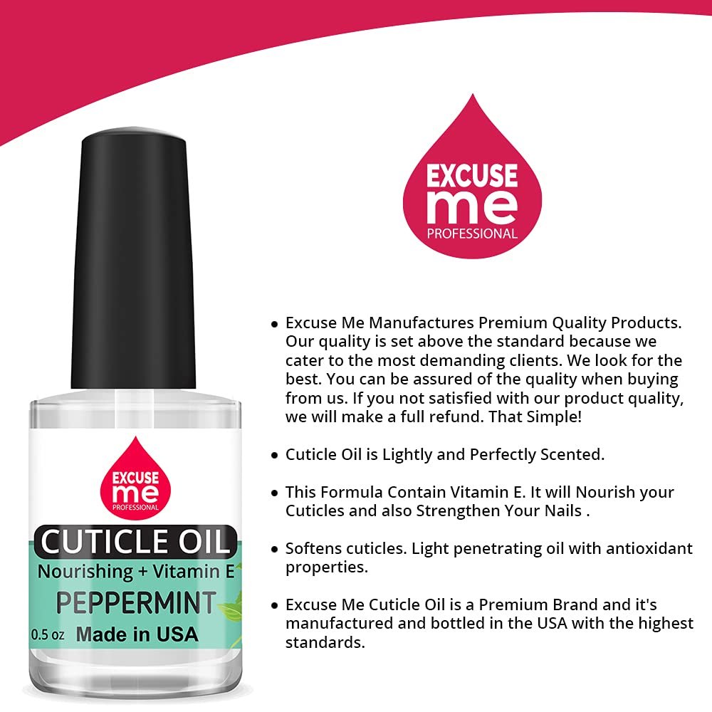 EXCUSE ME Professional Cuticle Oil Nourishing 0.5 oz