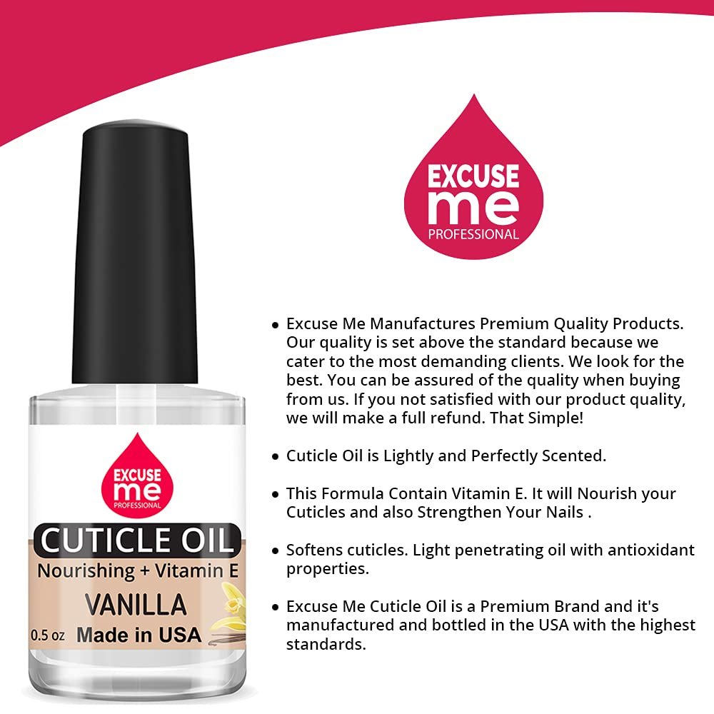 EXCUSE ME Professional Cuticle Oil Nourishing 0.5 oz