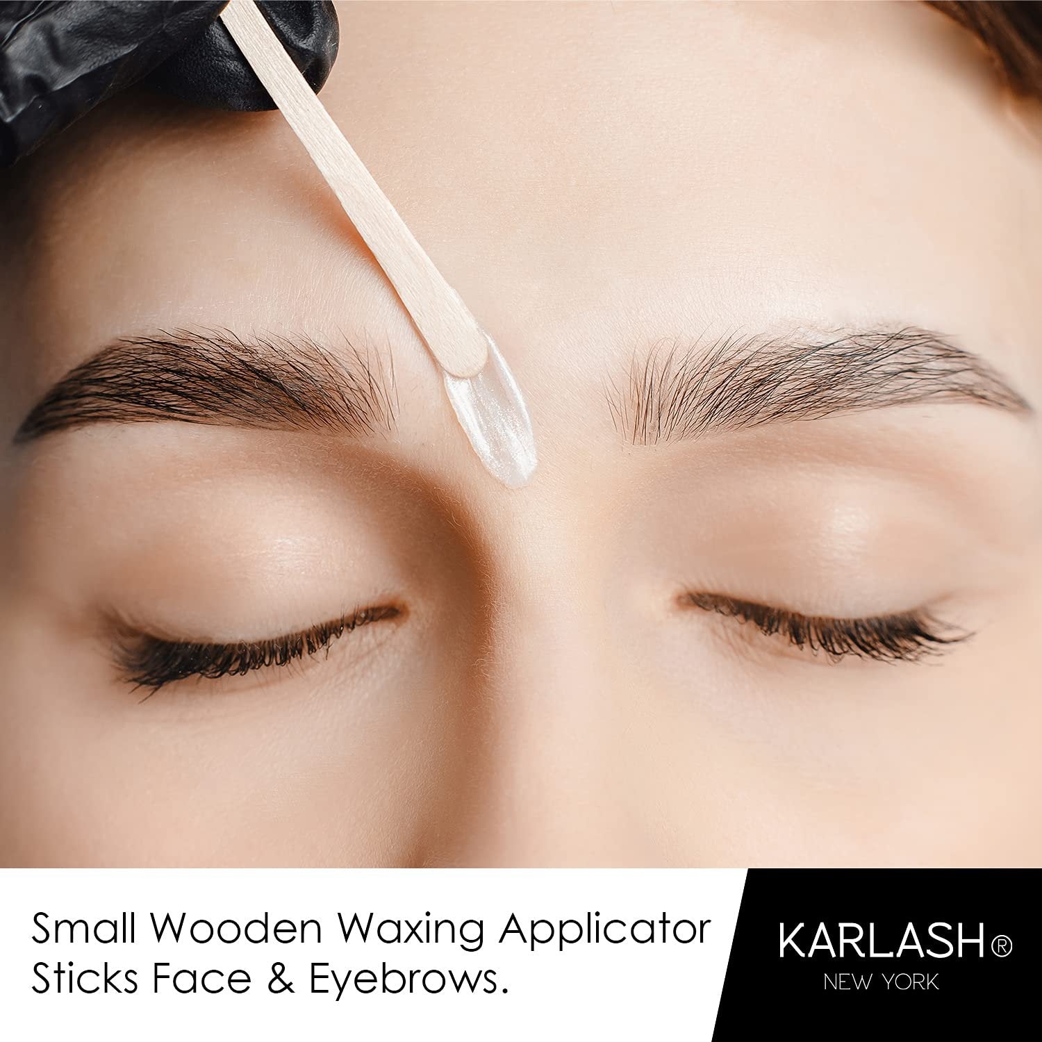 Karlash Pack of 100 - Brow Wax Sticks Small Wax Spatulas Applicator