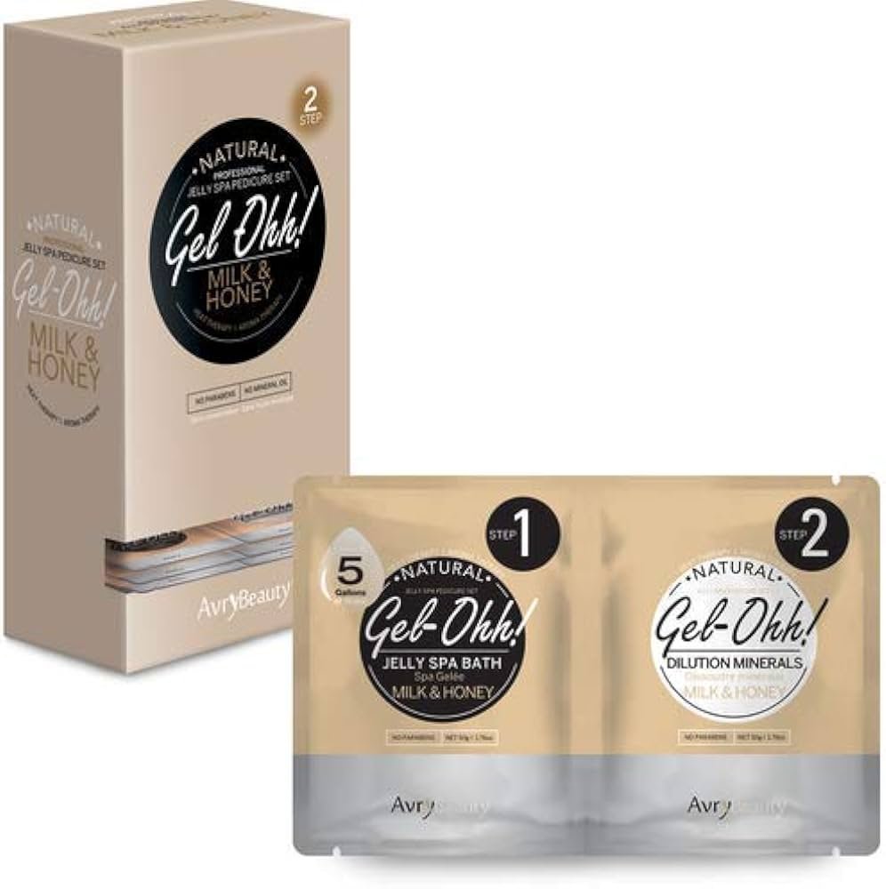 Avry Gel-Ohh Jelly Spa Bath Pedicure Footbath 1 box/30 packs