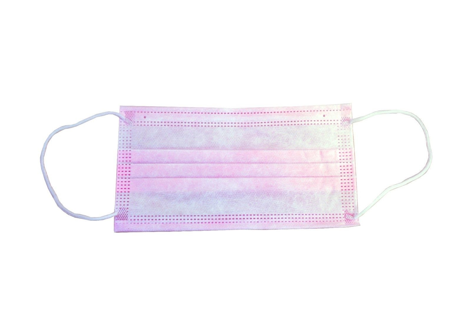 Karlash Disposable 4-ply Earloop Anti-Dust Face Masks Medical Health Pink 50 Pc