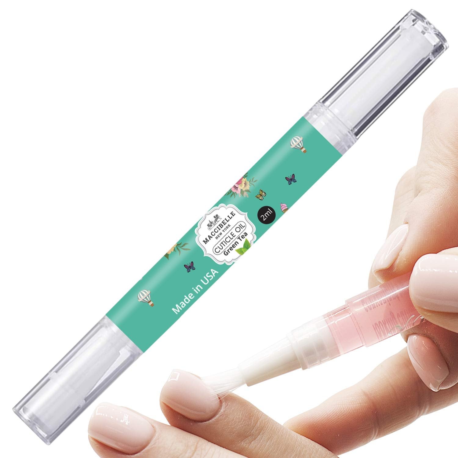 Maccibelle Pure Cuticle & Nail Oil Pen 2ml Heals Dry Cracked Cuticles