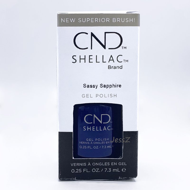 CND Shellac UV Color Sassy Sapphire 0.25 oz