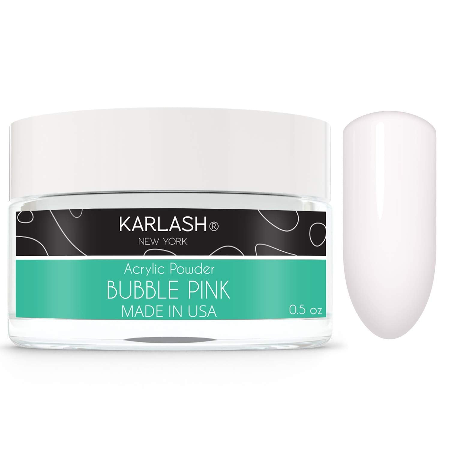 Karlash Professional Acrylic Powder Bubble Pink 0.5 oz